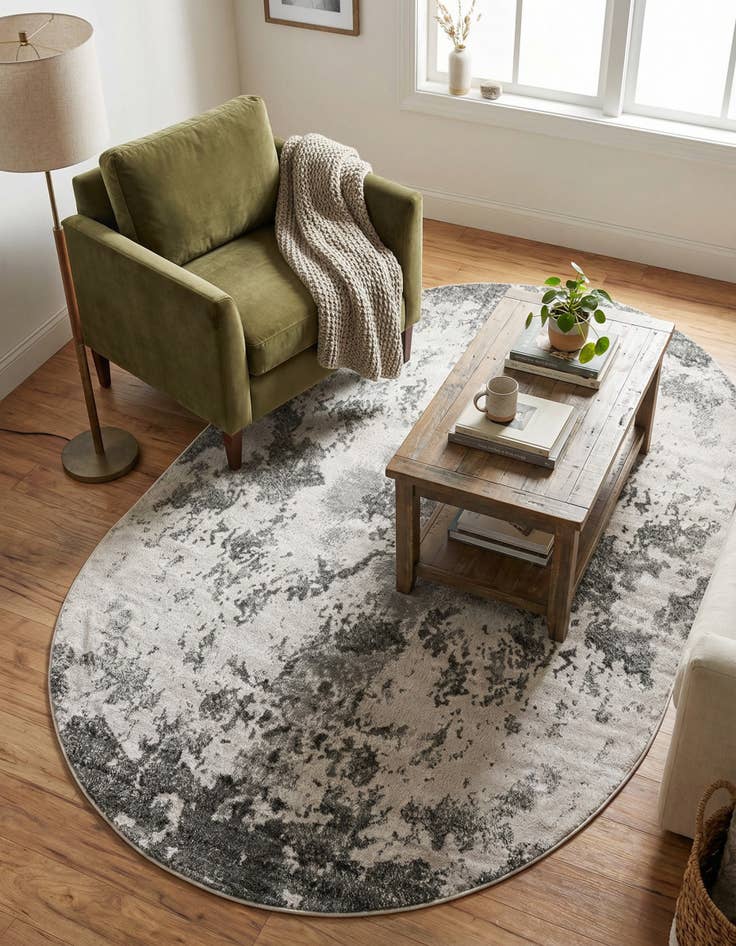 Detail image of 5' x 8' Metropolis Oval Rug