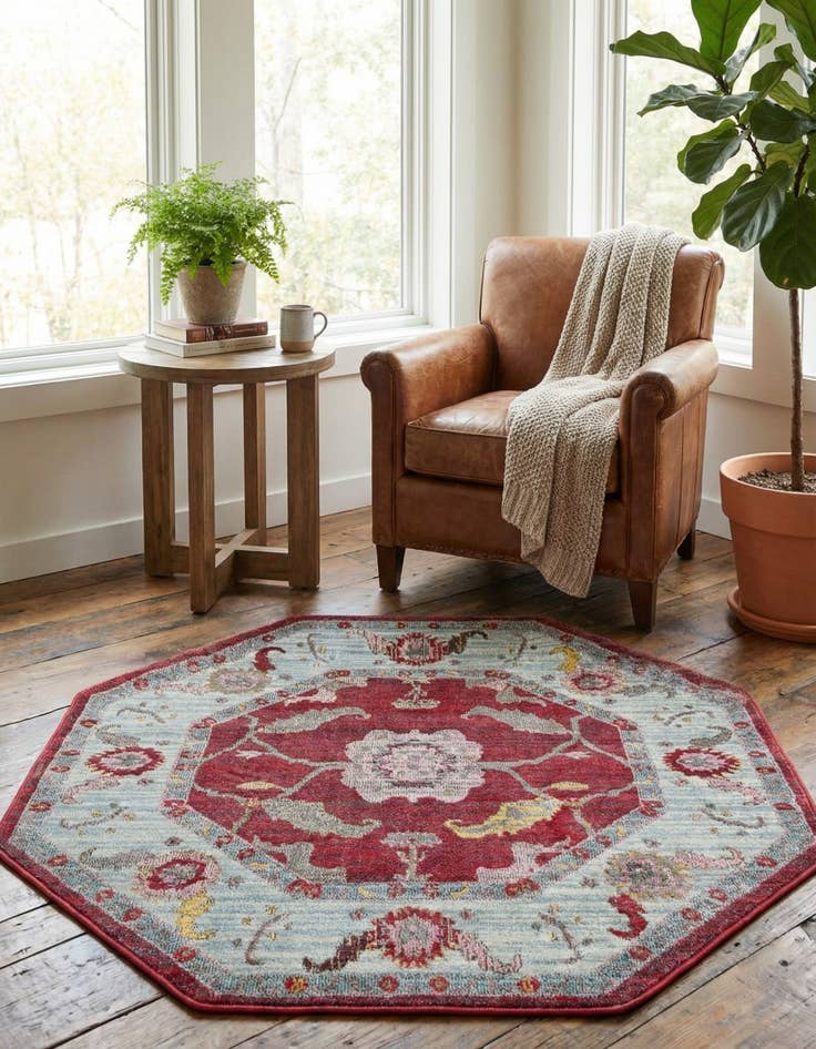 Detail image of 4' x 4' Paragon Octagon Rug