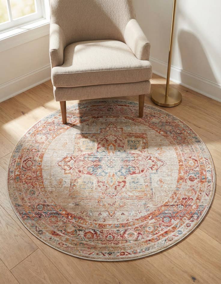 Detail image of 3' 3 x 3' 3 Noble Round Rug