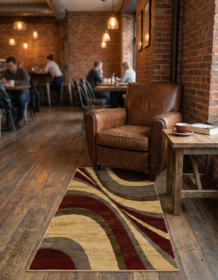 Detail image of 3' x 5' 3 Coffee Shop Rug