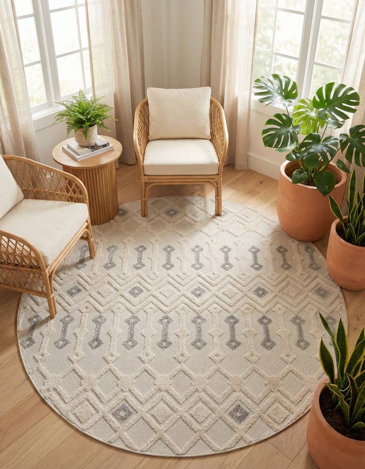 Detail image of 7' x 7' Arlo Round Rug