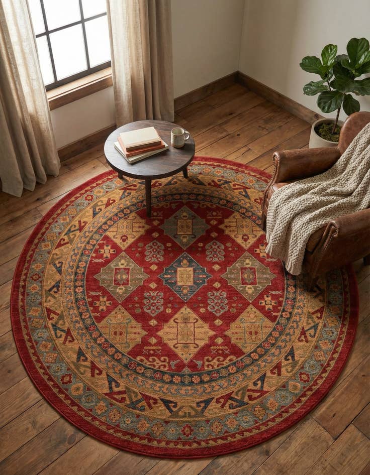 Detail image of 8' x 8' Sara Round Rug
