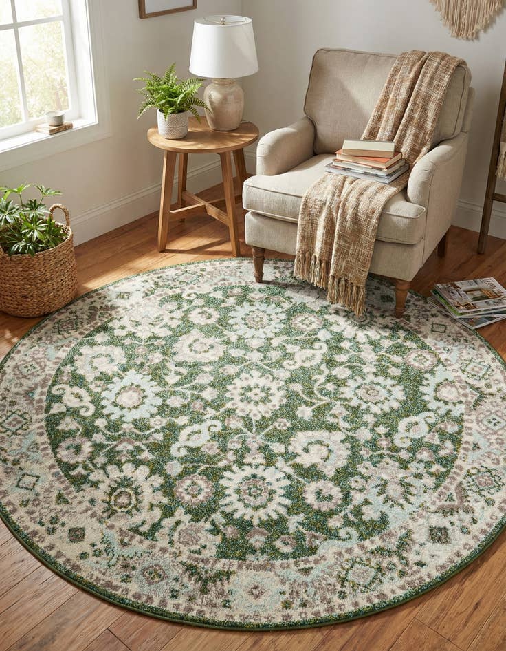 Detail image of 6' x 6' Madeline Round Rug