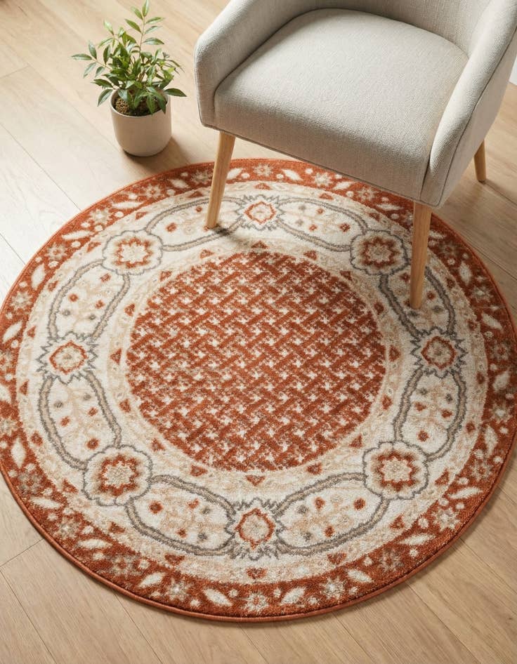 Detail image of 3' x 3' Charlotte Round Rug