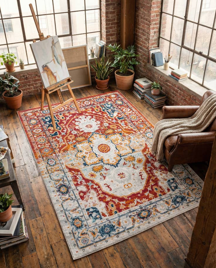 Detailansicht von 160cm x 245cm Madeline Vintage Teppich