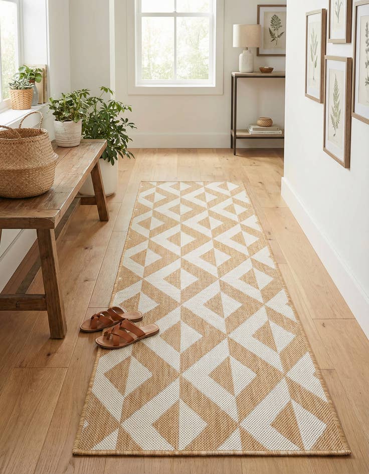 Detail image of 2' x 6' Washable Jill Zarin Napa Indoor / Outdoor Runner Rug