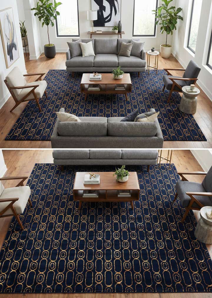 10' x 10' Vogue Geo Square Rug