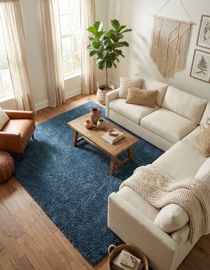 Detail image of 9' 6 x 13' Zermatt Shag Rug