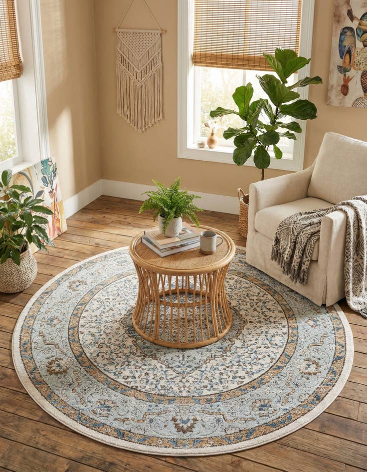 Detail image of 6' x 6' Nyla Round Rug