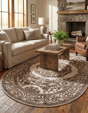 7' x 10' Hermitage Oval Rug