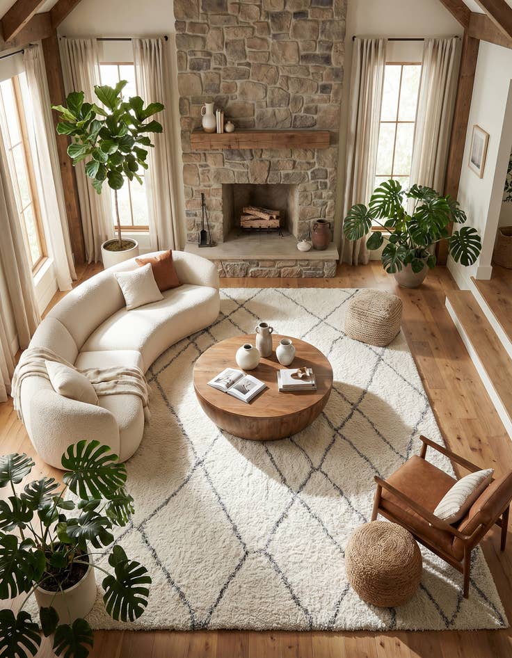 Detail image of 9' 10 x 13' Soft Touch Shag Rug