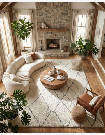 9' 10 x 13' Soft Touch Shag Rug