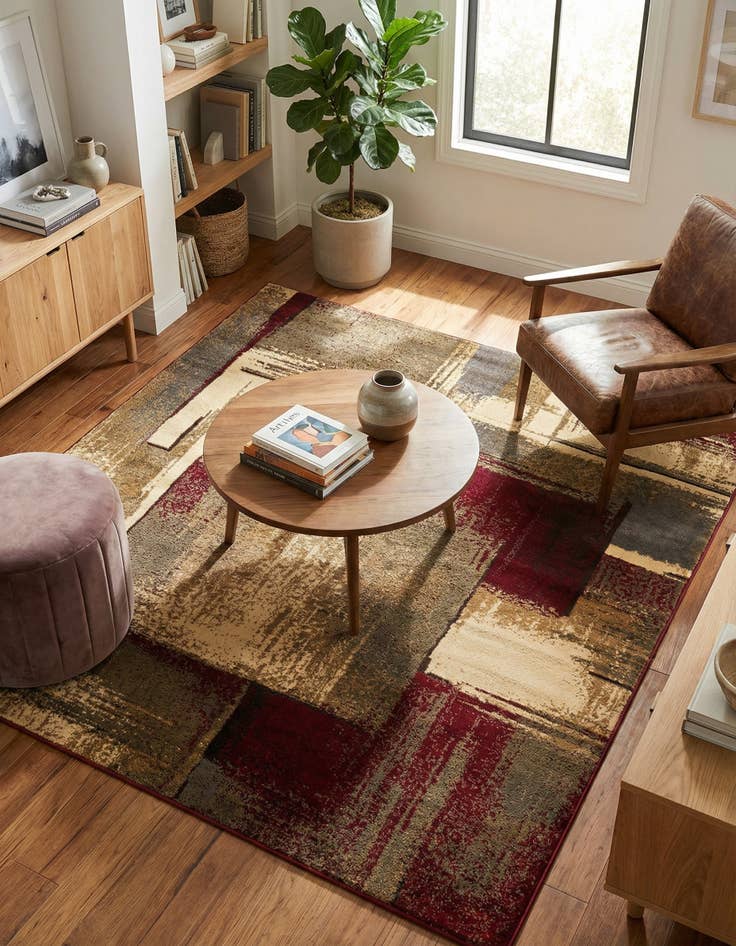 Detail image of 6' x 6' Cafe Square Rug