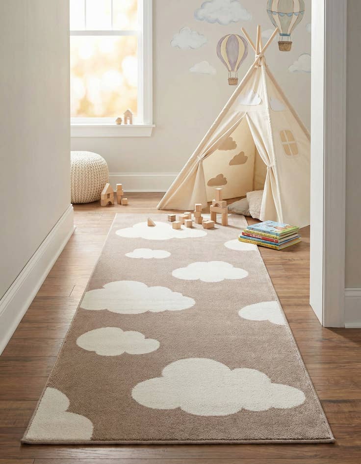 Detail image of 2' x 8' Whimsy Kids Runner Rug