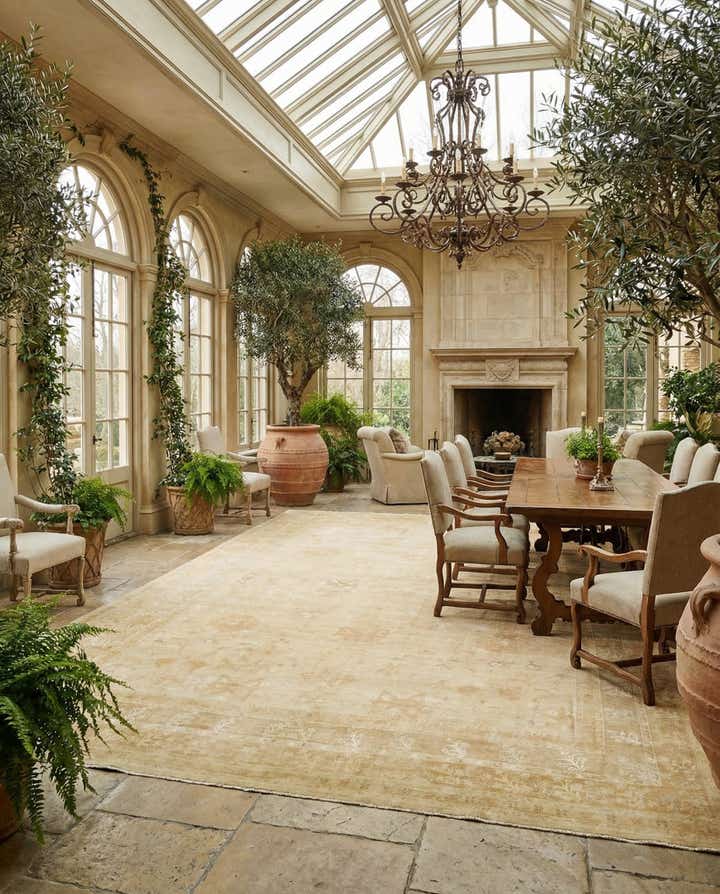 18' 5 x 25' Hand Knotted Peshawar Ziegler Oriental Rug