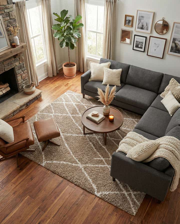 6' x 9' Soft Touch Shag Rug