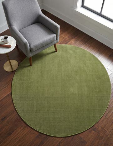 Green SoHo Round Rug