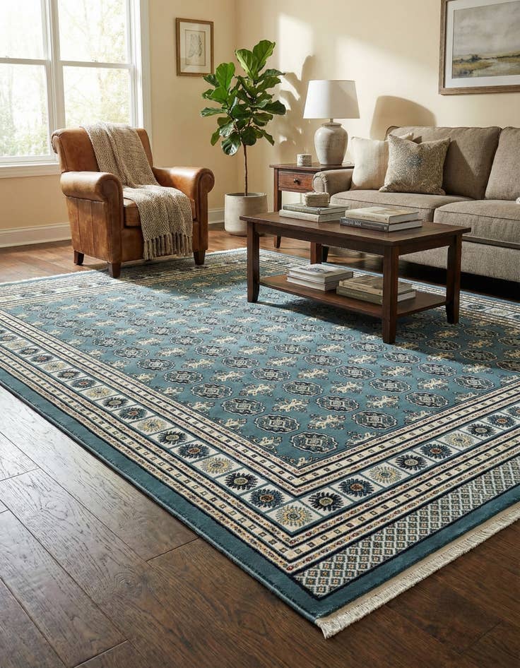 Detail image of 7' 10 x 10' Nain Design Rug