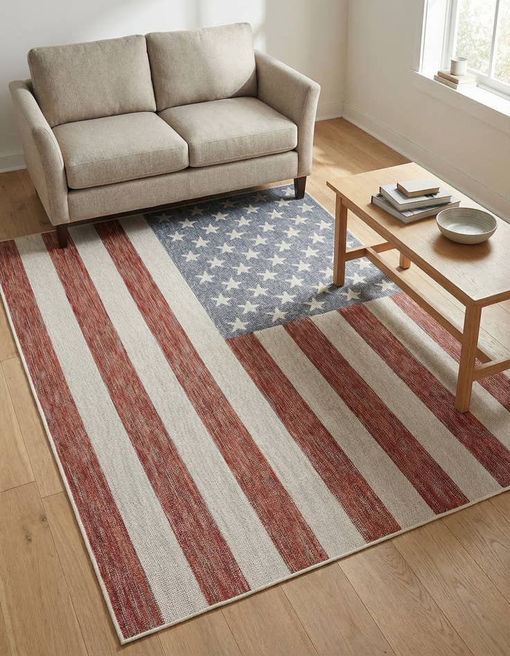 Detail image of 5' 3 x 8' Washable Jill Zarin Indoor / Outdoor Rug