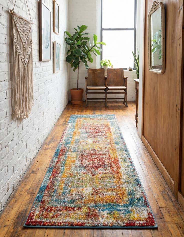 Detail image of 2' x 6' Venice Runner Rug