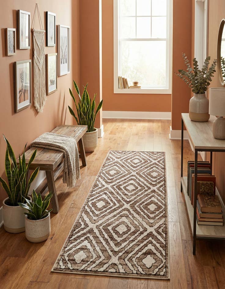 Detail image of 2' x 6' Hermitage Runner Rug