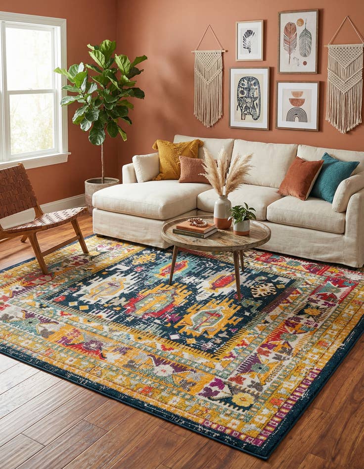 Detail image of 10' x 10' Madeline Square Rug