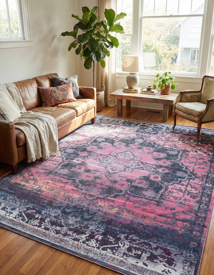 Detail image of 10' 6 x 13' Washable Renaissance Rug