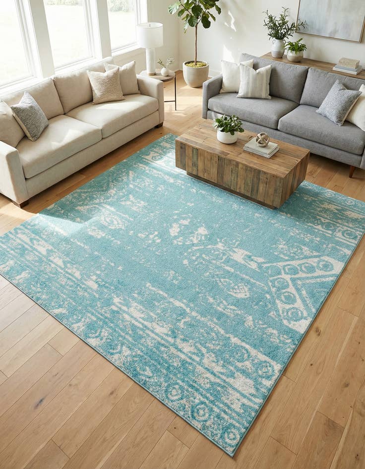 Detail image of 7' x 7' Lennon Square Rug