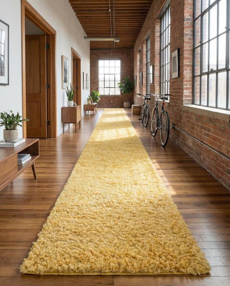 Detail image of 2' 7 x 16' 5 Zermatt Shag Runner Rug