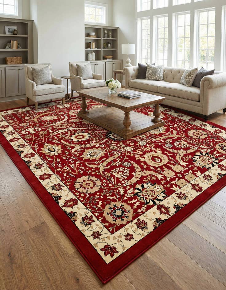 Detail image of 10' x 13' Isfahan Design Rug