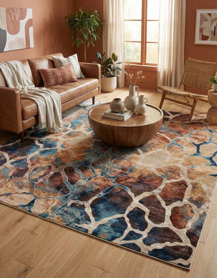 Detail image of 10' x 10' Ethereal Square Rug