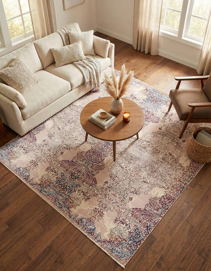 Detail image of 7' 10 x 7' 10 Deepa Square Rug