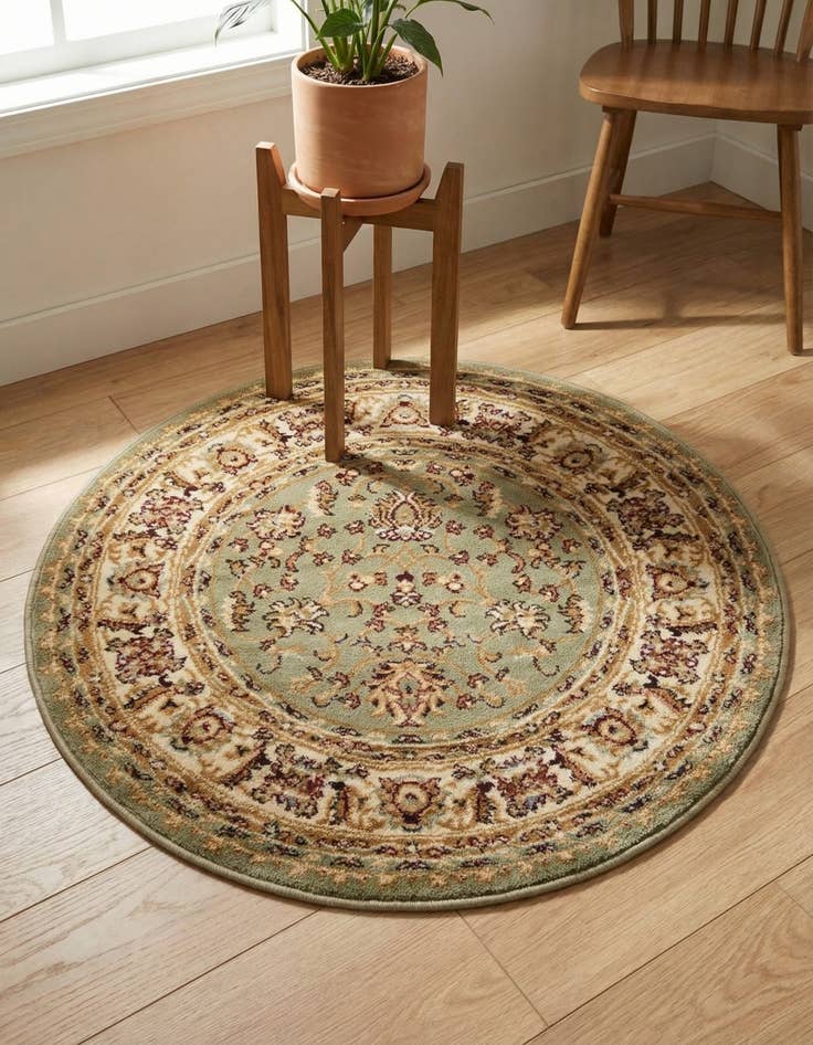 Detail image of 3' 3 x 3' 3 Aditi Round Rug