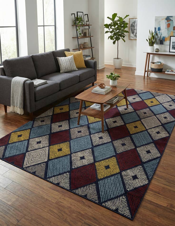 Detail image of 6' 1 x 9' Laguna Rug