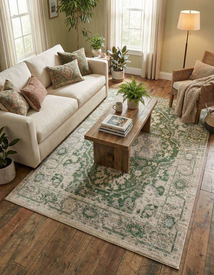 Detail image of 5' x 8' Madeline Vintage Rug