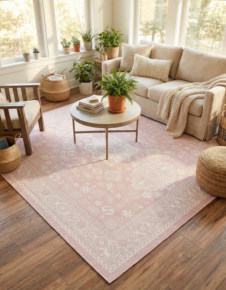 7' 10 x 7' 10 Easy-Clean Aztec Indoor / Outdoor ...