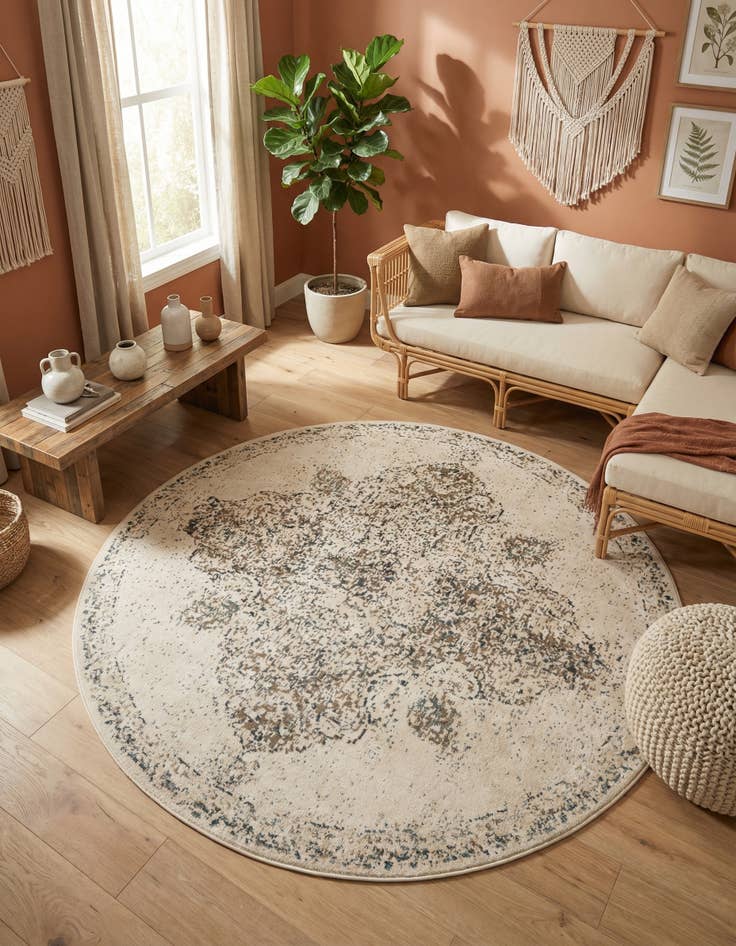 Detail image of 8' x 8' Mojave Round Rug