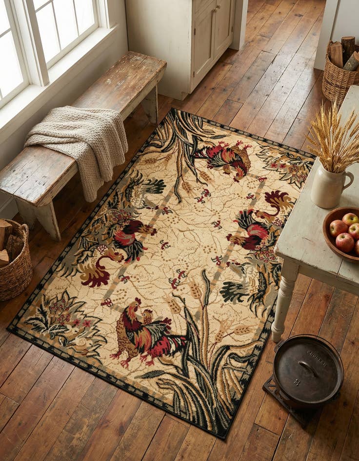 Detail image of 4' x 6' Country Rug