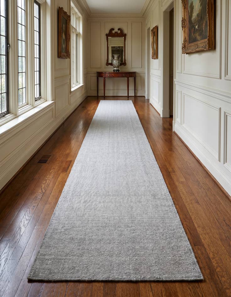 Detail image of 3' 3 x 19' 8 Hand Woven Jill Zarin English Manor Wool Runner Rug