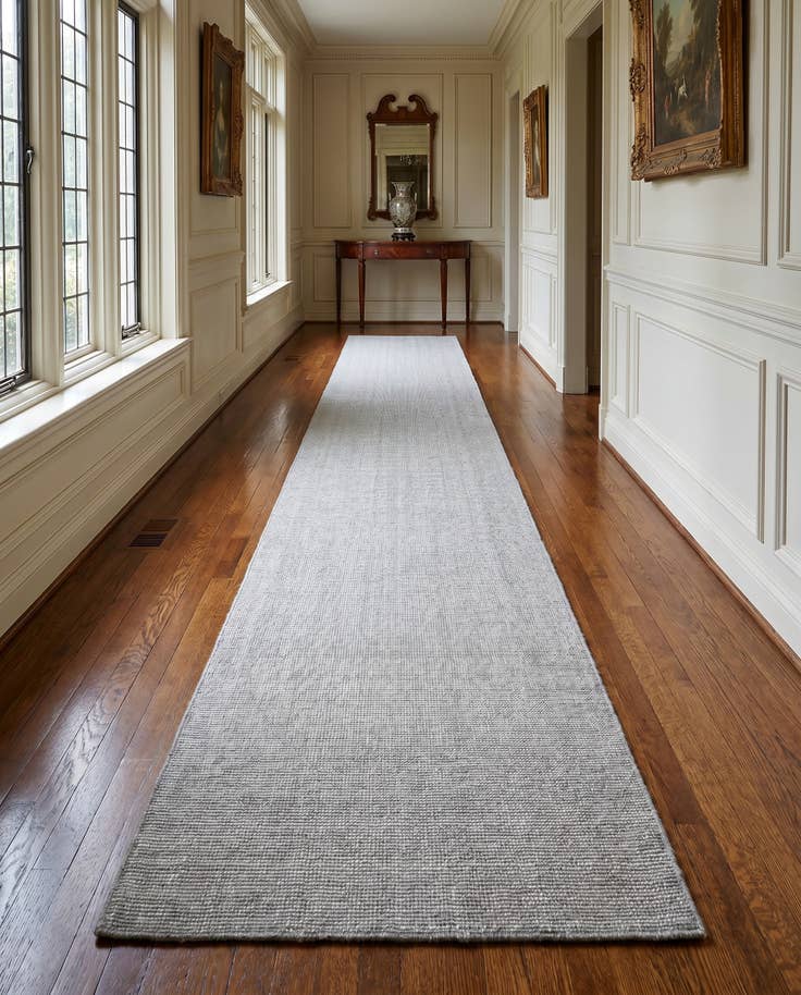 Detail image of 3' 3 x 19' 8 Hand Woven Jill Zarin English Manor Wool Runner Rug