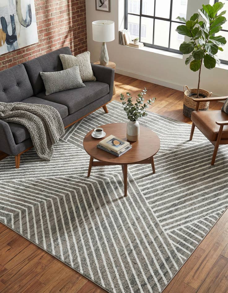 Detail image of 7' 10 x 7' 10 Oslo Square Rug