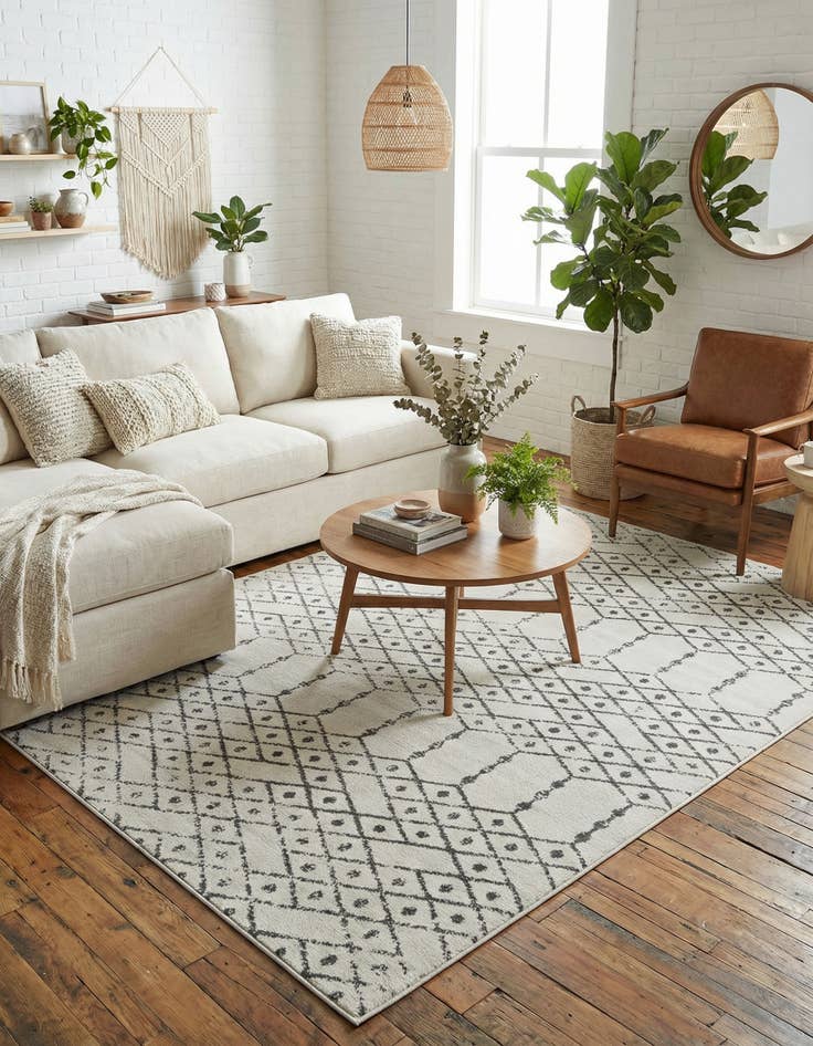 Detail image of 7' x 10' Paxon Trellis Rug