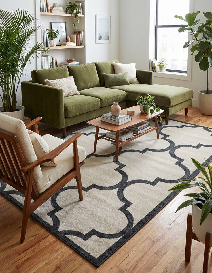 Detail image of 7' x 10' Trellis Rug