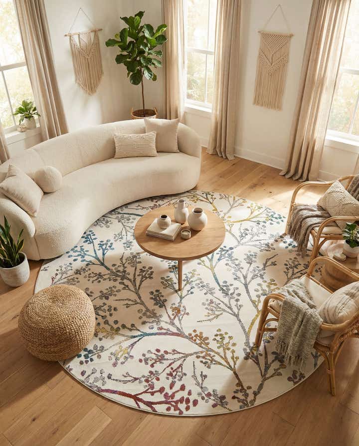 305cm x 305cm Blossom Tapis Rond