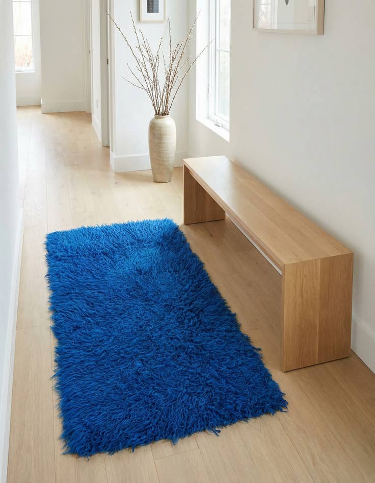 Detail image of 2' 9 x 5' 4 Hand Knotted Moroccan Wool Rug