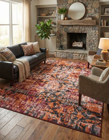 Rust Red Lucerne Rug