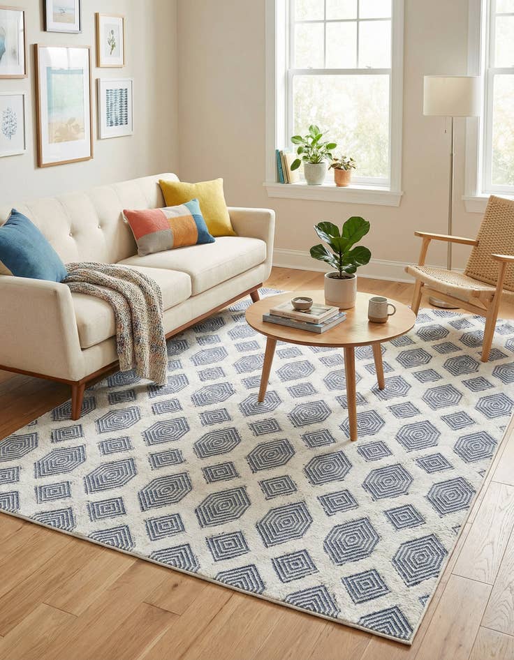 Detail image of 5' 3 x 8' Sabrina Soto Casa Havana Rug