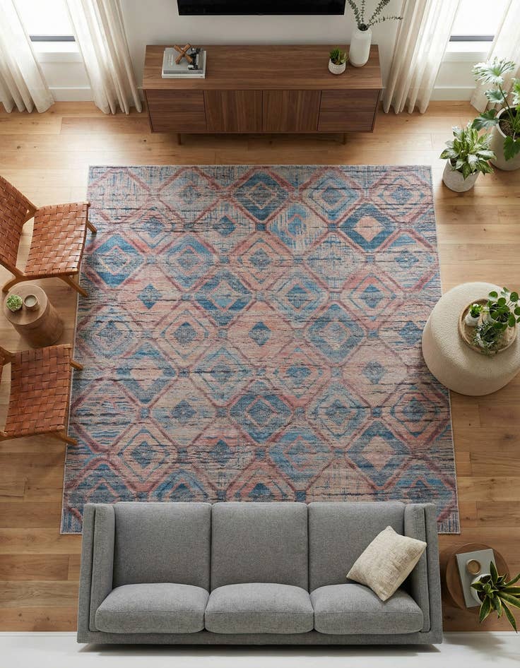 Detail image of 7' 10 x 7' 10  Washable Sisu Square Rug