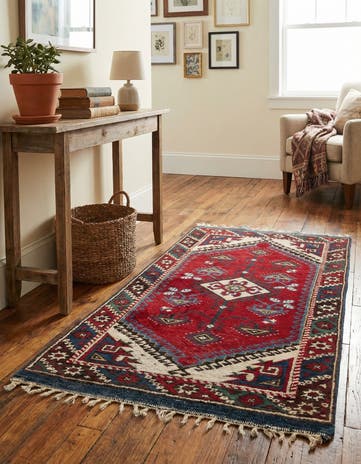 2' 5 x 4' Hand Knotted Anatolian Wool Runner Rug