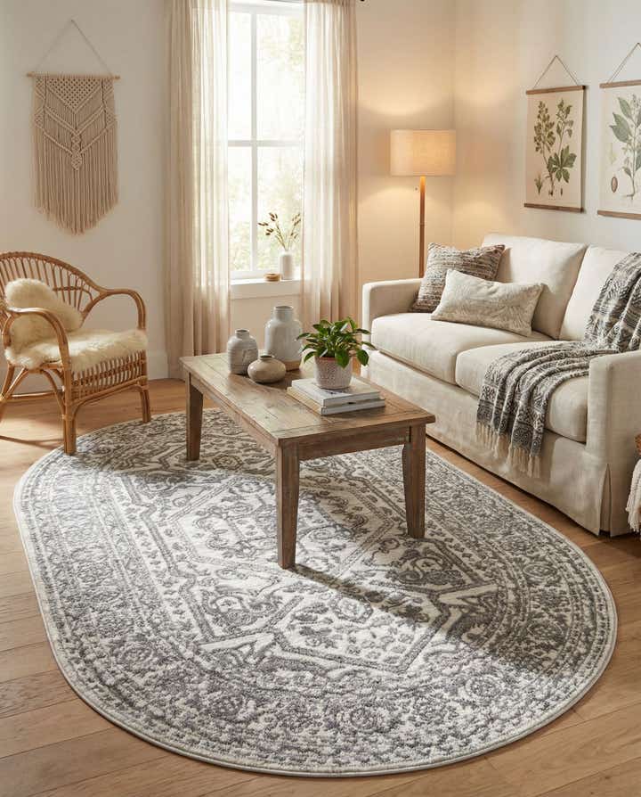 5' 3 x 8' Boston Oval Rug